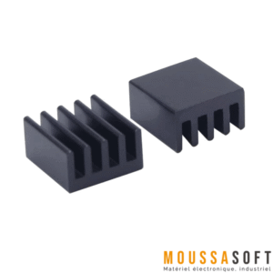 Dissipateur thermique en aluminium 8.8×8.8×5mm pour circuits, Maroc