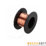 Fil de cuivre 0.1mm - Idéal pour projets électroniques et bricolage, Maroc