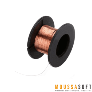 Fil de cuivre 0.1mm - Idéal pour projets électroniques et bricolage, Maroc