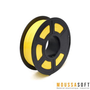 Filament 3D PETG Jaune 1.75mm pour des impressions de haute qualité, Maroc.
