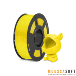Filament 3D FILA+ Flexible TPU Jaune 1.75mm pour impression 3D, au Maroc.