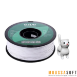 Filament eSUN ABS+ Blanc Froid 1.75mm Vente au Maroc.