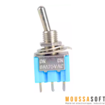 Interrupteur MTS-102 2 Positions 6A 125VAC, Maroc