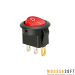 Interrupteur ON/OFF 3 Broches , 6A 250V pour circuits électriques, Maroc