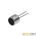 Microphone Électret 9x7mm Sortie Analogique 9x7mm pour projets électroniques.