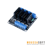 Module relais statique 5V 4 canaux actif haut - Contrôle multipoint pour Arduino et domotique, Maroc