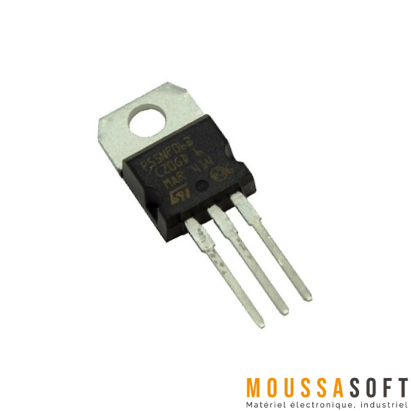 Mosfet N-Canal P55NF06, 50A 50V STripFET, Maroc