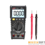 Multimètre True RMS numérique WinAPEX ET8101 avec écran LCD rétroéclairé Maroc.