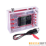 Oscilloscope DSO138 avec boîtier transparent pour analyse de signaux Maroc.