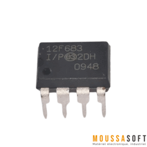 PIC12F683 Microcontrôleur compact avec Flash et RAM intégrées Maroc.