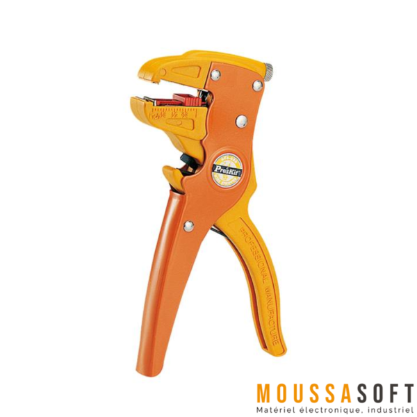 Pince à dénuder multi-fonctions pour dénudage, coupe et sertissage, outil polyvalent pour travaux électriques, Maroc