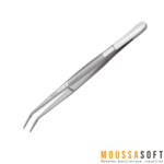 Pince à épiler universelle coudée en acier inoxydable, et pour une précision maximale.