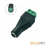 Prise d’Alimentation DC Femelle 5.5x2.1mm vers Bornier à Vis