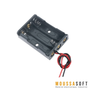 Porte piles 3x AAA Batterie Maroc