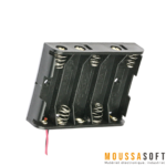 Porte piles AA X5 Batterie Maroc.