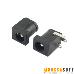 Prise femelle DC-005 30V 0.5A - Connecteur d'alimentation pour projets électroniques, Maroc