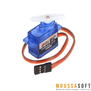 Servo moteur rotatif continu 360° TS90D, alimentation 6V, Maroc