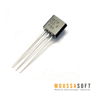 Thyristor To-92 MCR100, 0.8A 600V, Maroc