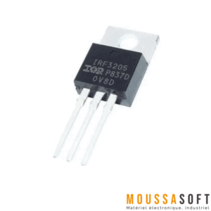 Transistor Mosfet Canal N IRF3205, 110A 55V TO-220, Maroc