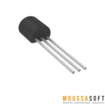 Transistor NPN BC550C TO-92, 0.1A 45V pour applications à faible bruit, Maroc