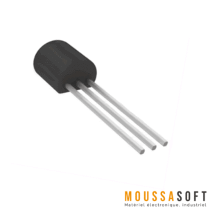 BC560C Transistor NPN TO-92, faible bruit, 0.1A 45V pour circuits audio, Maroc