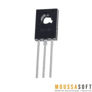 BD140 Transistor PNP 1.5A 80V To-126, pour circuits électroniques, Maroc