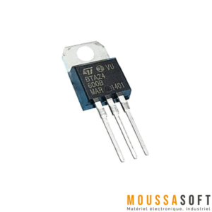Triac BTA24 25A 600V TO-220, pour commutation, Maroc