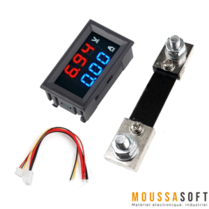 Voltmètre Ampèremètre Digital compact avec affichage LED Maroc.