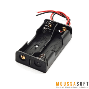 Porte piles Pour Batterie AA X 2
