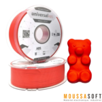Filament 3D ABS Rouge NATURAL 1kg , Maroc