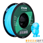 eSUN PLA+ bleu clair Filament 3D 1.75mm 1kg, durabilité et finition et pour impression 3D, Maroc