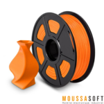 Filament 3D PLA Orange 1.75mm – Bobine 1kg pour imprimantes 3D, Maroc