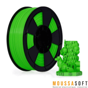 Filament 3D PLA 1.75mm Vert – Bobine 1kg pour impression 3D, Maroc