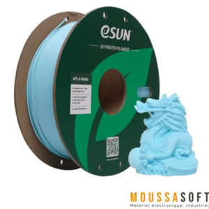 Filament 3D ePLA-Mat Bleu Clair 1.75mm 1kg, Maroc