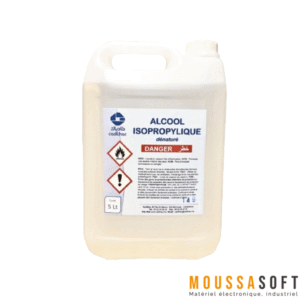 IPA Alcool Isopropylique 99,9% 5L pour le nettoyage, Maroc.