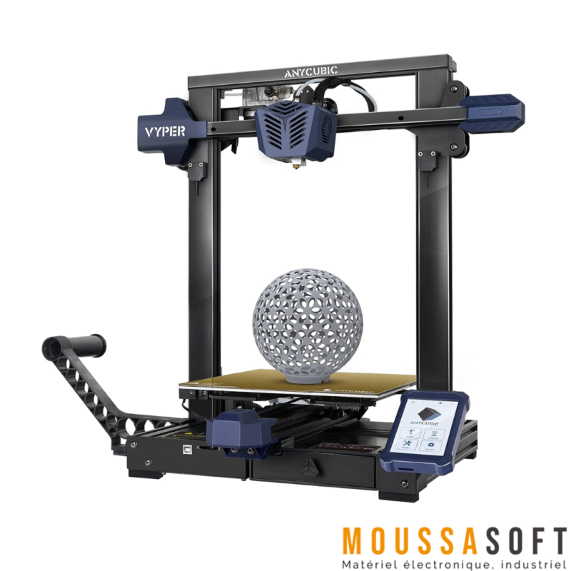 Imprimante 3D Anycubic Vyper avec grande surface d'impression et nivellement intelligent, Maroc