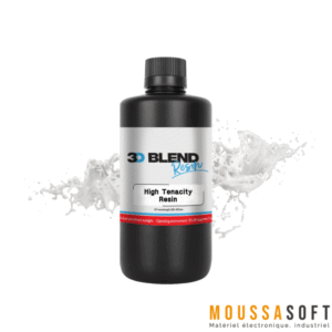Résine 3D Polypropylène Blanche 500ml pour impressions haute résistance au Maroc.