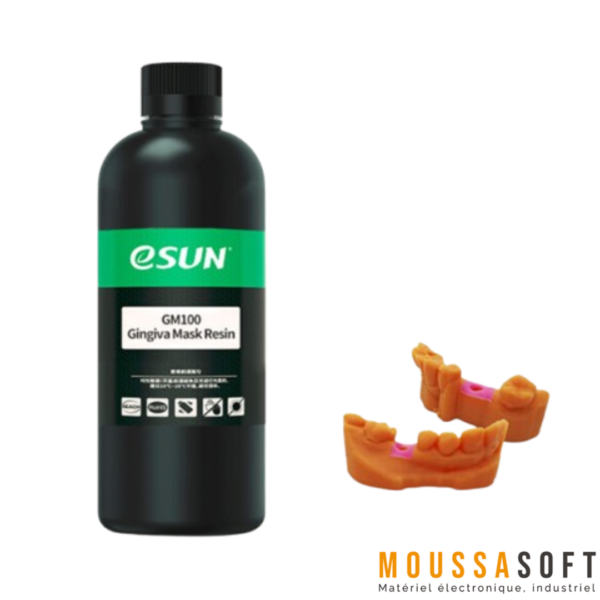 Résine eSUN dentaire biocompatible masque gingival Vente au Maroc.