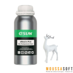 eResin PLA Blanc écologique en bouteille de 1000 ml Maroc.