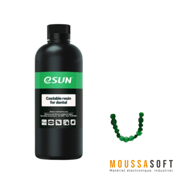 eRésine Dentaire Coulable 1000 ml pour applications dentaires Maroc.