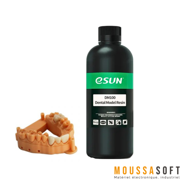 eRésine modele dentaire couleur de peau pour prothèses dentaires Maroc.