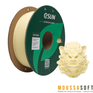Bobine eSUN ePLA Mat Amande-Jaune Filament 1.75mm 1kg, Maroc
