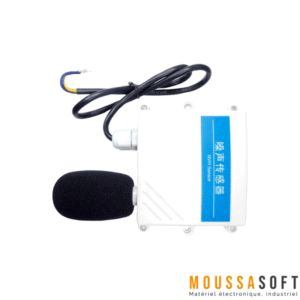 Capteur de bruit VMS 0-5V avec microphone intégré au Maroc.