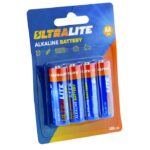 Piles LR6 AA 1.5V Ultralite Alkaline Pack 4