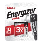 Piles AAA Energizer Max E92 BP4 Pack de 4