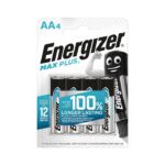 Piles ENERGIZER MAXPLUS AA4 X91