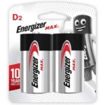 Piles Energizer MAX E95 BP2 D Format D2