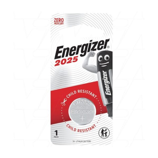 Energizer Pile Bouton Lithium CR2025 3V
