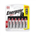 Piles AA 4+2 E91 MAX Energizer 6 unités