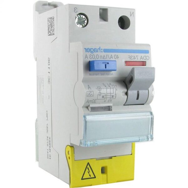 Interrupteur Différentiel 2X25A 30mA CD224/CD724F